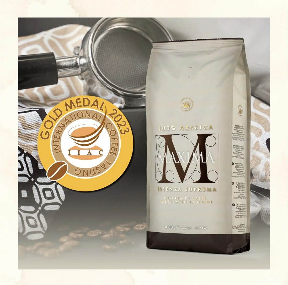 Italienske kaffebønner 100 % Arabica