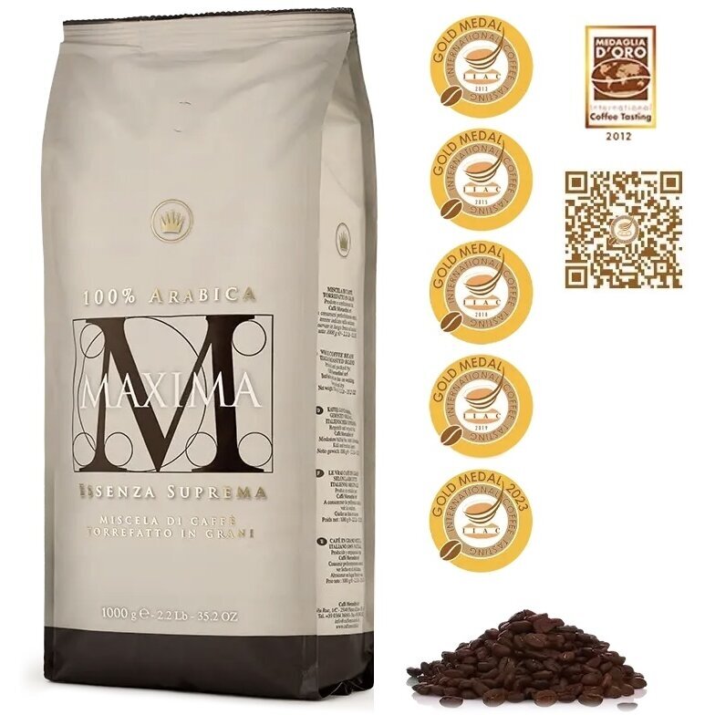 Italienske kaffebønner 100 % Arabica