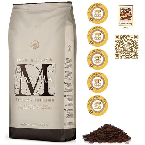 Italienske kaffebønner 100 % Arabica
